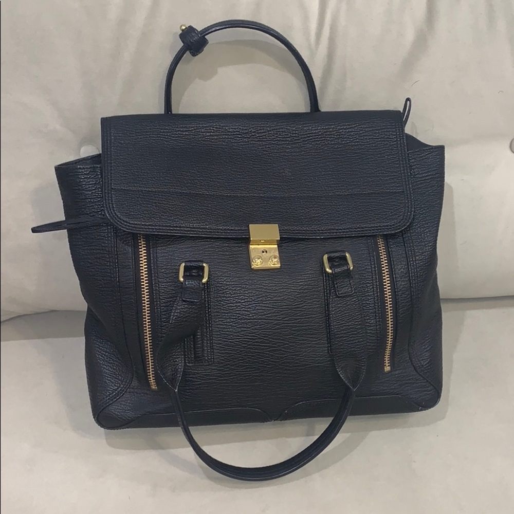 3.1 Philip Lim pashli large black bag